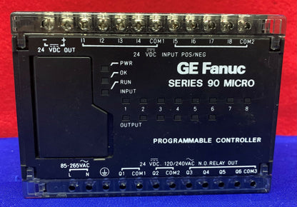 GE Fanuc Serie 90 Micro IC693UDR001BP1 Programmeerbare Controller 24VDC