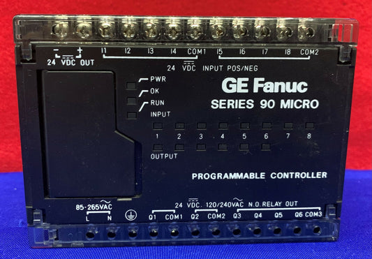 GE Fanuc Serie 90 Micro IC693UDR001BP1 Programmeerbare Controller 24VDC
