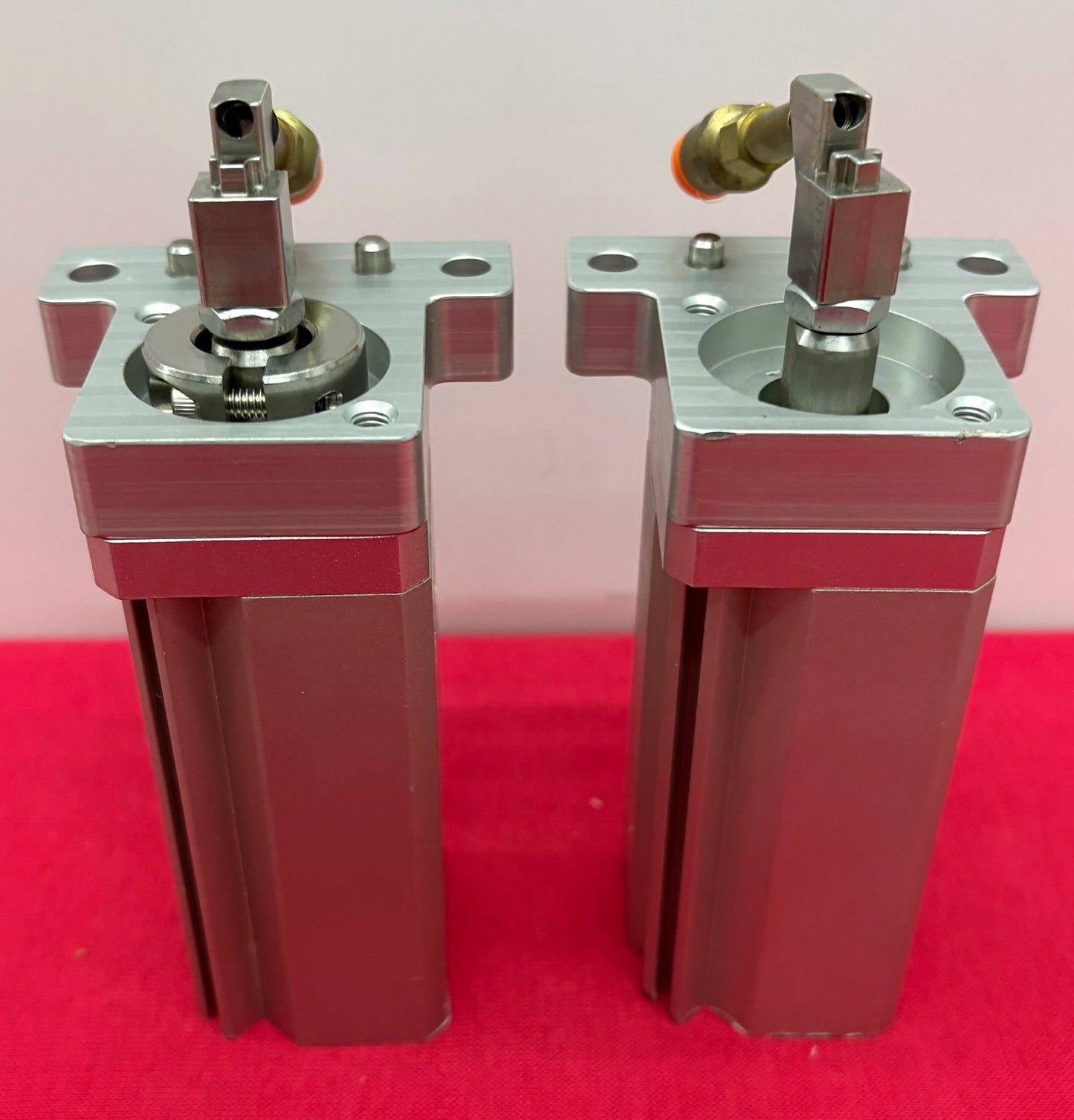 SMC NCDQ2KB25-50DM COMPACT NON-ROTATING DOUBLE-ACTING PNEUMATIC CYLINDER - QTY 2