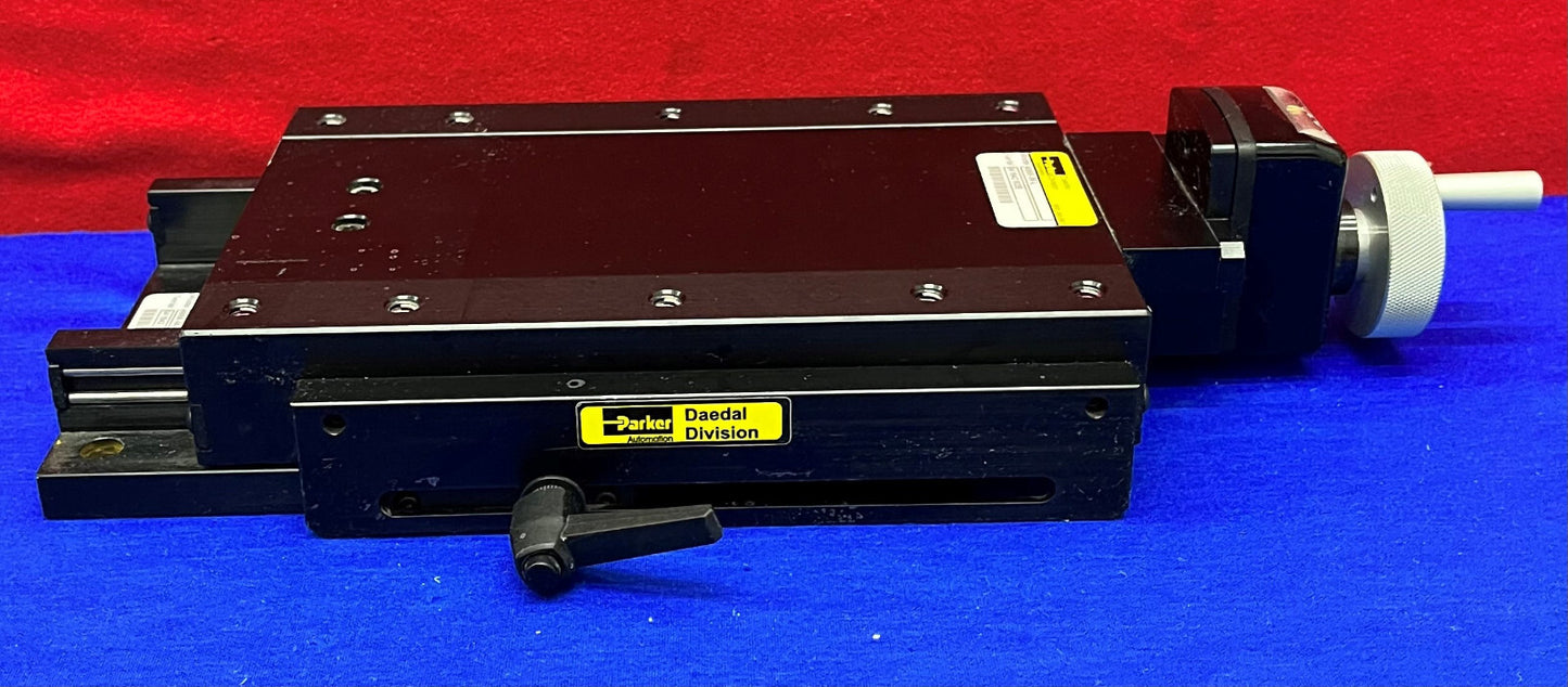 Parker Daedal 4955-06-L Handmatig aangedreven positioner Stage Ball spindel met vergrendeling