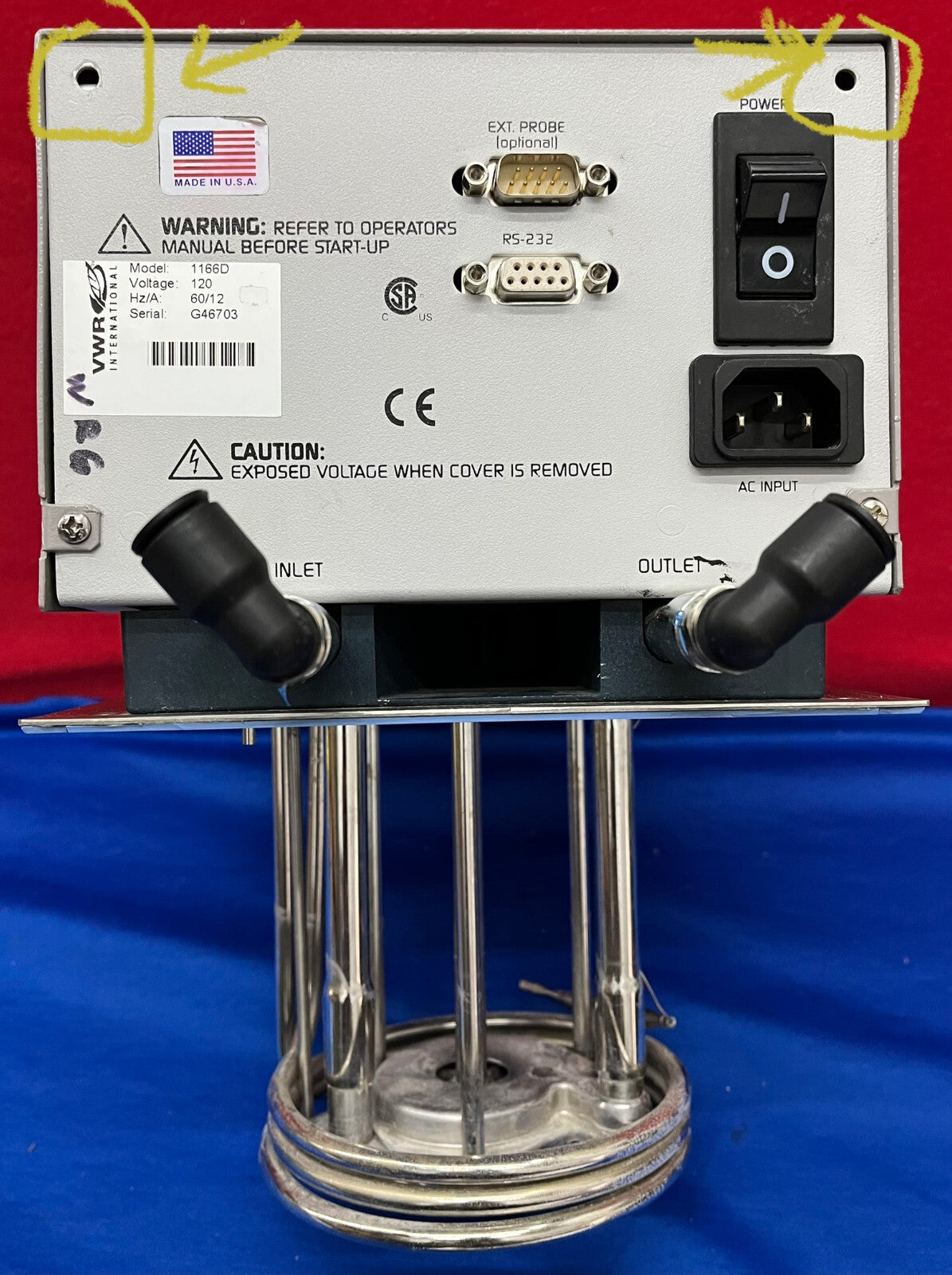 VWR 1166D DIGITALER TEMPERATURREGLER, BEHEIZTER UMLUFTREGLER