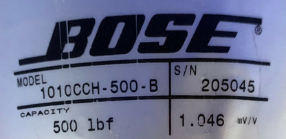 Bose (TA) Electroforce Endurance Tec Fatigue 1010CCH-500-B Pièce 