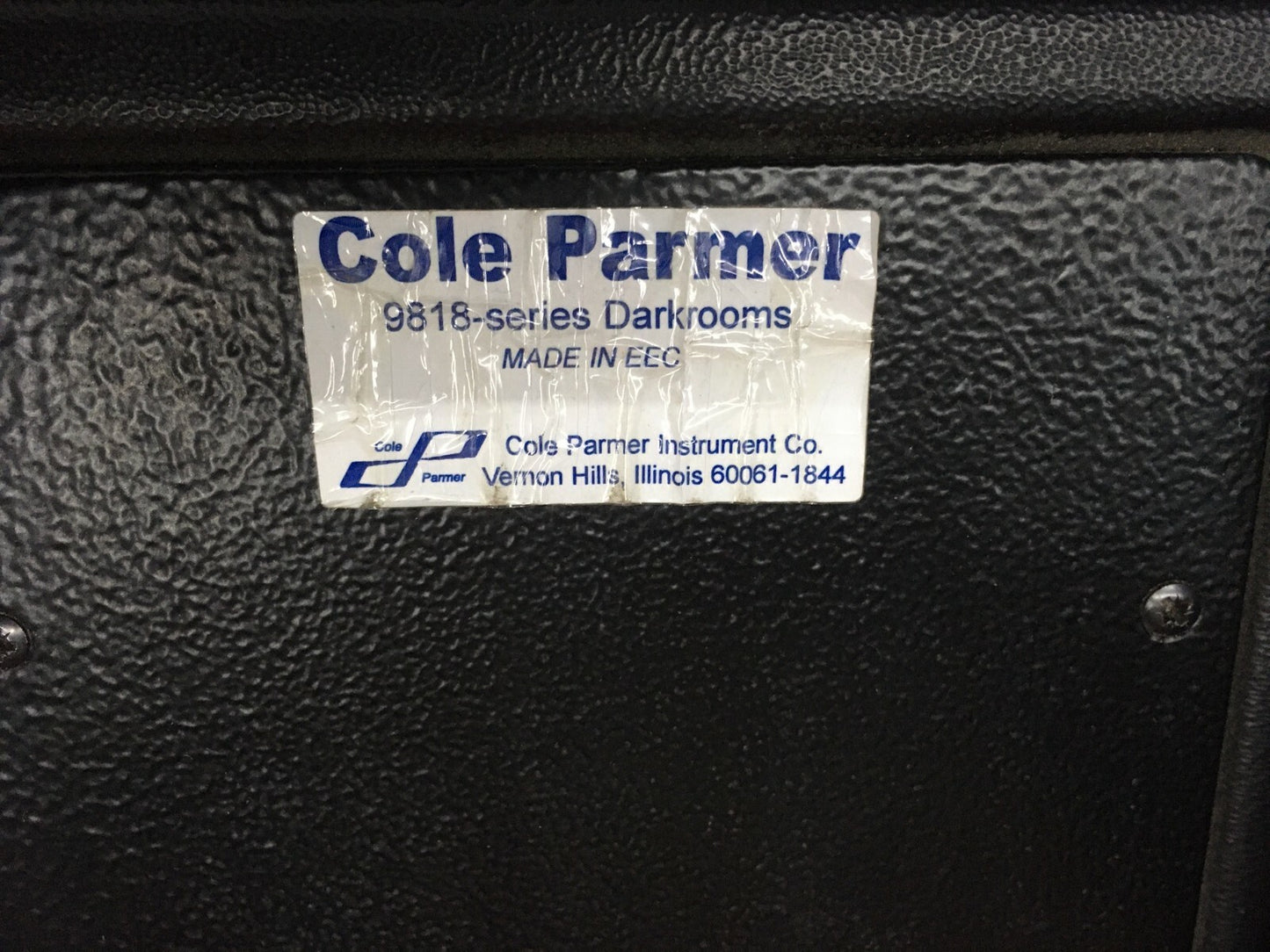 Cole Parmer Cole-Parmer Instruments Co. Donkere kamers 9818-serie donkere kamer 