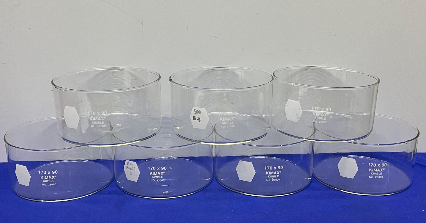 KIMAX® KIMBLE 170 x 90 mm KRISTALLISIERSCHALE 23000 - 1 LOT MENGE 7