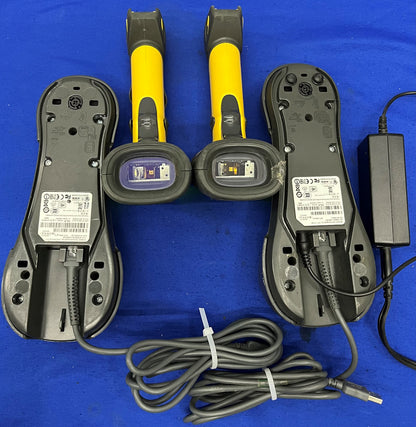 SYMBOL MOTOROLA BARCODE SCANNER LS3578 mit LADESTATION - 1 LOT MENGE 2