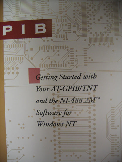 Tarjeta de interfaz de computadora PCI-GPIB-1EEE 488.2 de NATIONAL INSTRUMENT, número de serie A54178
