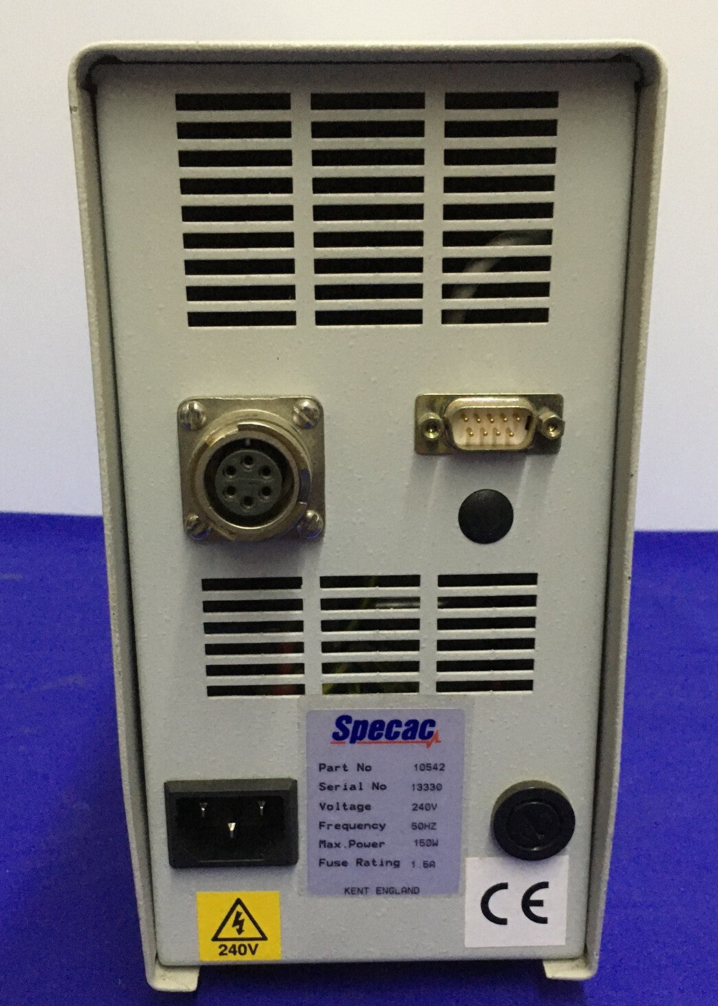SPECAC 10542 VERWARMDE GOLDEN GATE CONTROLLER 240V 50HZ 150W
