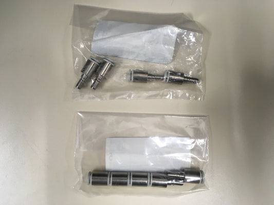 QTY 9 - SMC KK2P-06H / KKAA24 COUPLER WITH ONE TOUCH FITTING