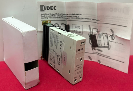IDEC RSCDN-20A SINGLE PHASE 20AMP SOLID-STATE RELAY SSR ITEM IS NEW OPEN BOX