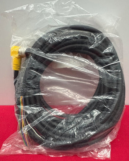 TURCK BKWM 14-000-10/S101 ID# U-04943 FEMALE RIGHT ANGLE CONNECTOR CORDSET CABLE