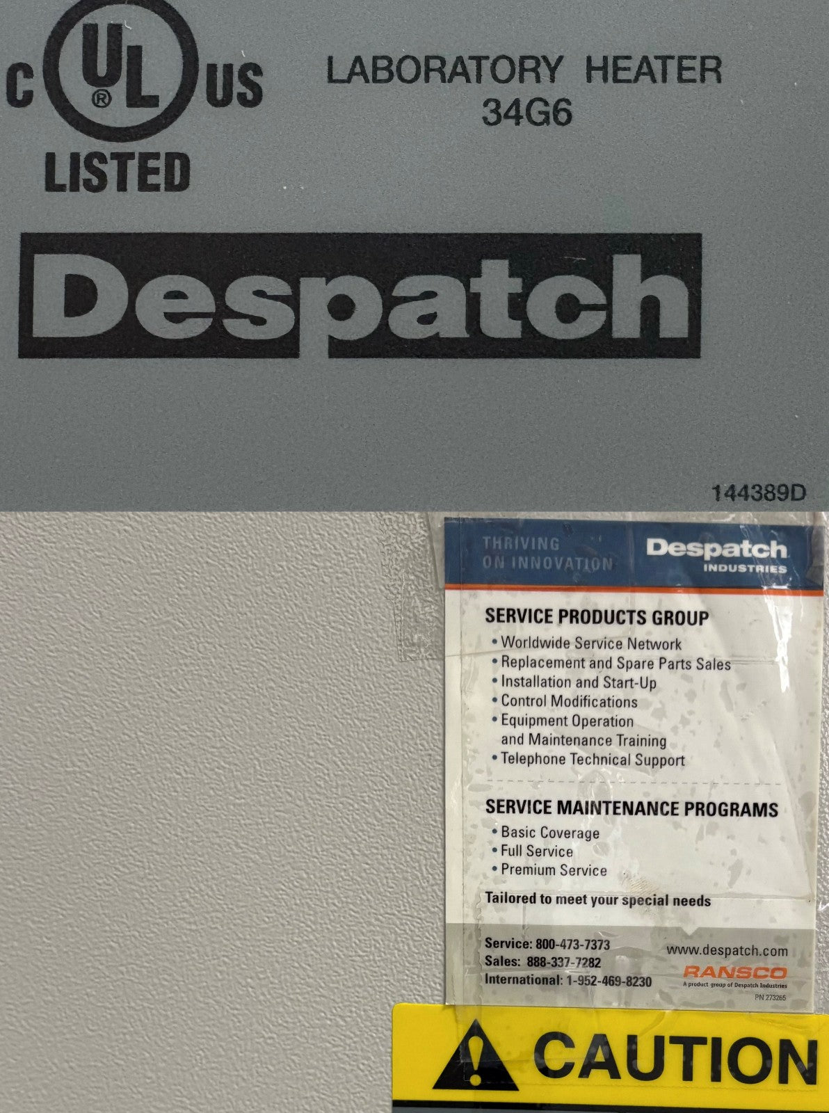 DESPATCH LAC1-38A-6 HIGH PERFORMANCE HEAVY DUTY BENCHTOP LAB CONVECTION OVEN