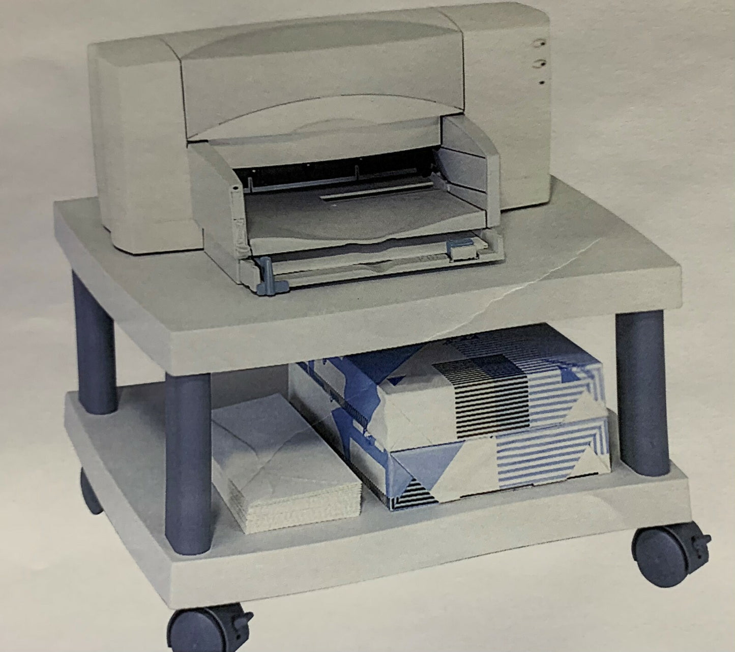 SAFCO プリンタースタンド 1861GR グレー デスク下プリンタースタンド
