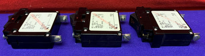 Menge von 3 AF1-B0-46-718-331-C Leistungsschalter 18,5 AMP 277V Max / Trip Amps 23,1 