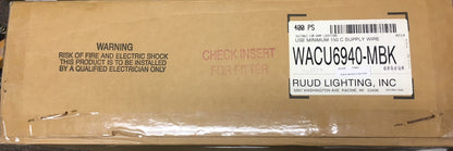 LUCE RUUD LIGHTING CREE 400 PS WACU6940-MBK / 080806