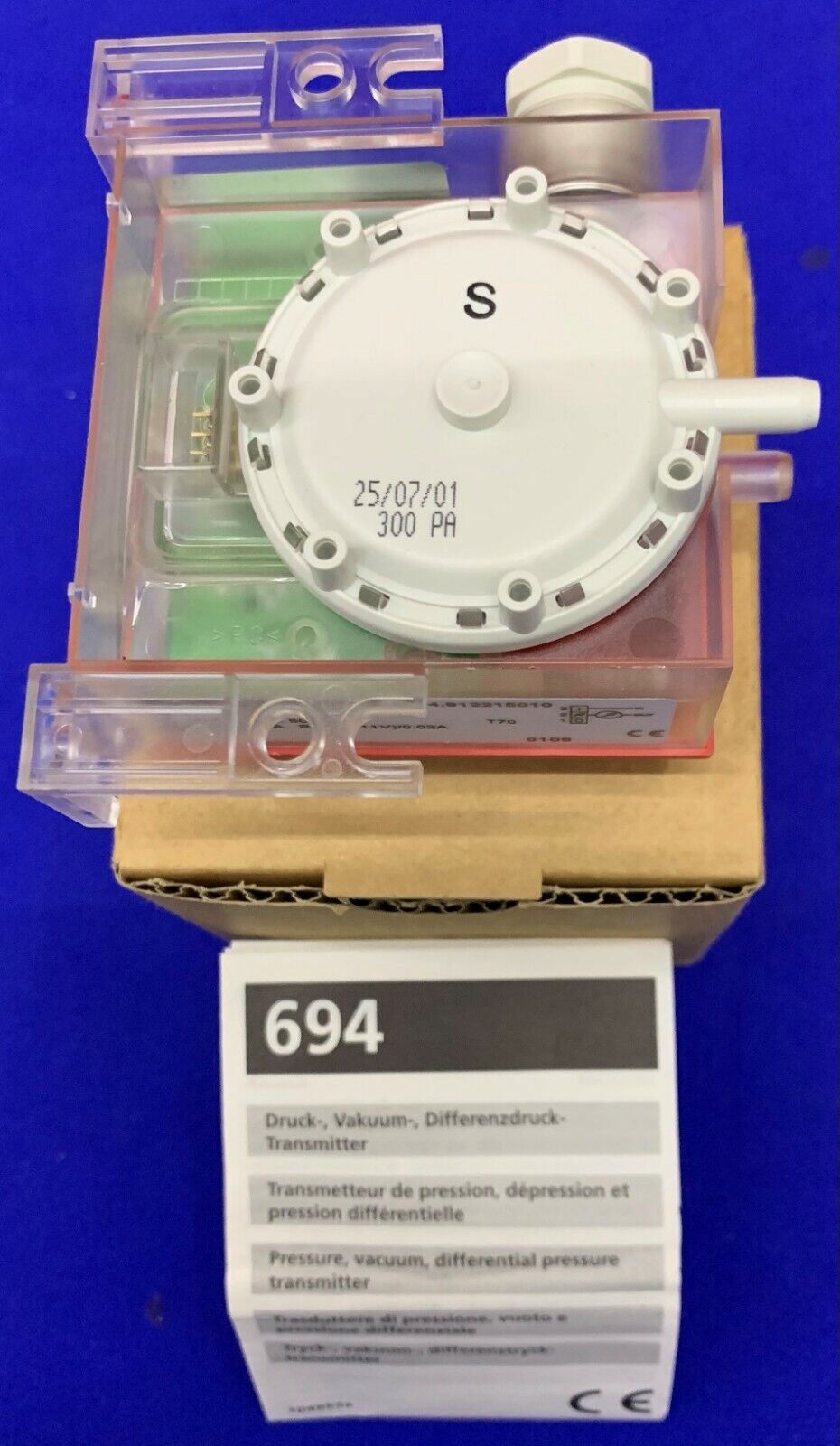 Trasmettitore di pressione relativa e differenziale Huba Control 694.912215010 