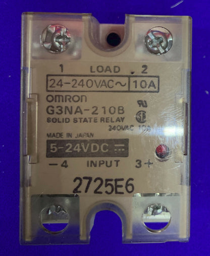 QTY 3 - RELÈ A STATO SOLIDO OMRON G3NA-210B