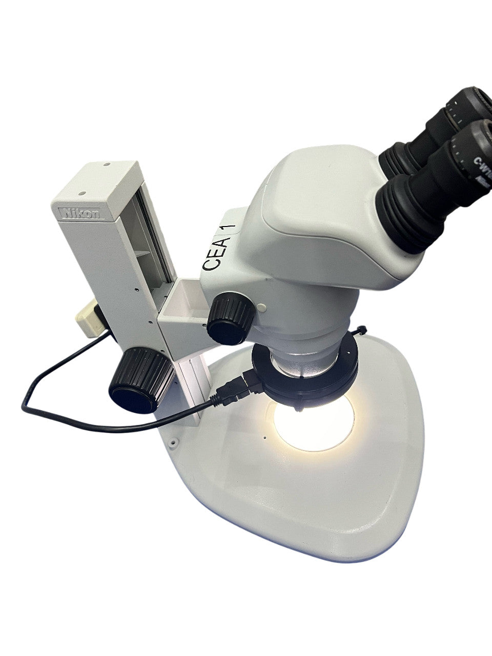 NIKON SMZ 745 MIKROSKOP 6,7X-50X MIT NIKON C-PSN 213406 STAND UND LED-LICHT 