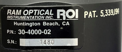 INSTRUMENTACIÓN ÓPTICA ROI RAM 30-4000-00 Y CÁMARA CCD DIGITAL PANASONIC GP-KR222