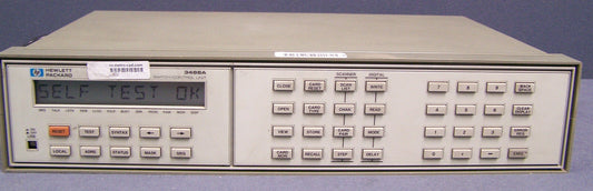 UNIDAD DE CONTROL/CONMUTACIÓN HP 3488A: MATRIZ DE CONMUTACIÓN DE SEÑAL DE CC DE 26,5 GHZ SN 2240A-02259