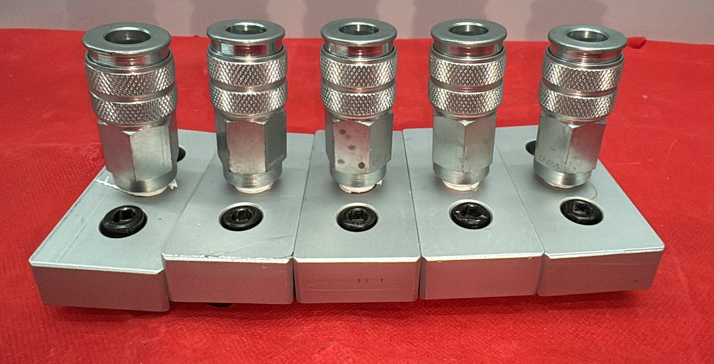 80/20 SERIES 15 2150 3/8” NPT 3-HOLE PRESSURE MANIFOLD PLATE W/ DW340A - QTY 5