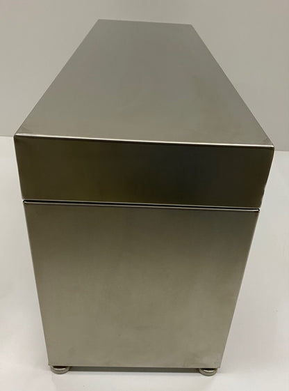 Gowning MMBT STAINLESS STEEL CLEANROOM BENCH 36" X 18" X 17.75" ADJUSTABLE FEET