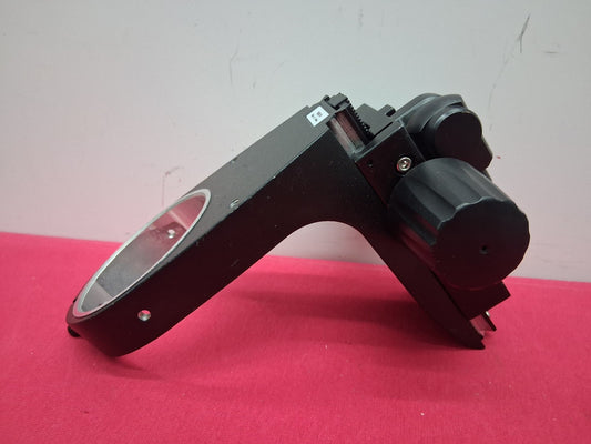 LEICA 10450174 STEREO MICROSCOPE FOCUS MOUNT POD HOLDER MICROSCOPE HOLDER  76MM