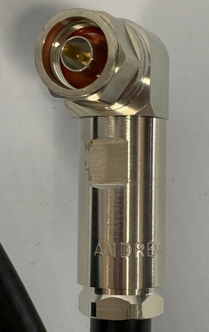 10フィート ANDREWS LDF4-50A ヘリアックス同軸ケーブル (L4TNR-HC および L4-PS コネクタ付き)