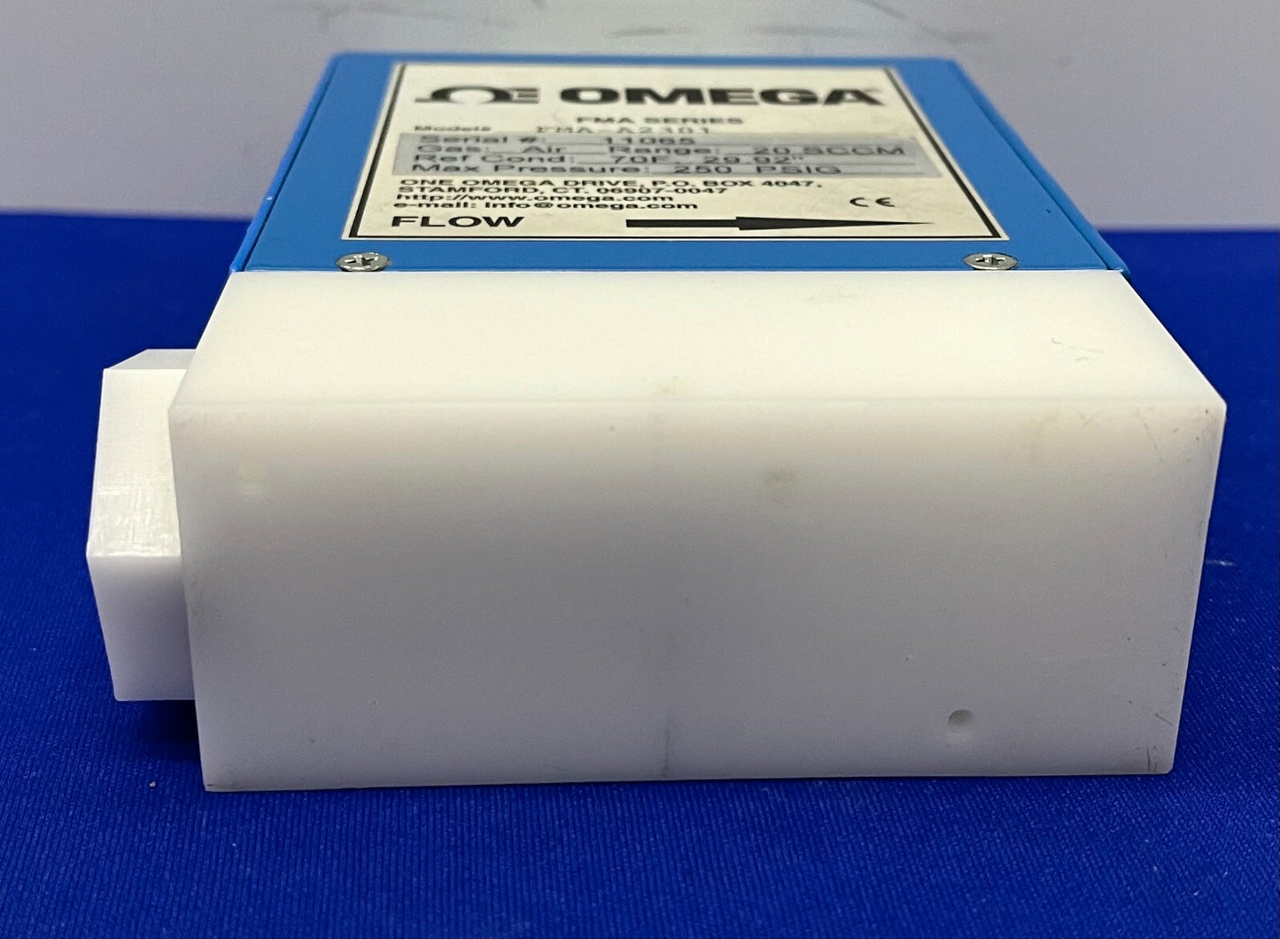 OMEGA ® FMA シリーズ FMA-A2301 質量流量計 - 電源/電源コードなし