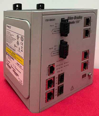 Allen-Bradley AB ETHERNET SWITCH 1783-RMS06T SER A PN-50259 STRATIX™ 8300