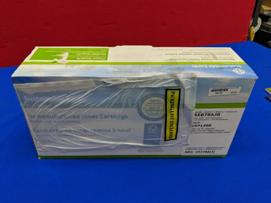 Staples Sustainable Earth Remanufactured Zwarte Toner Cartridge (Model SEB78AJR)