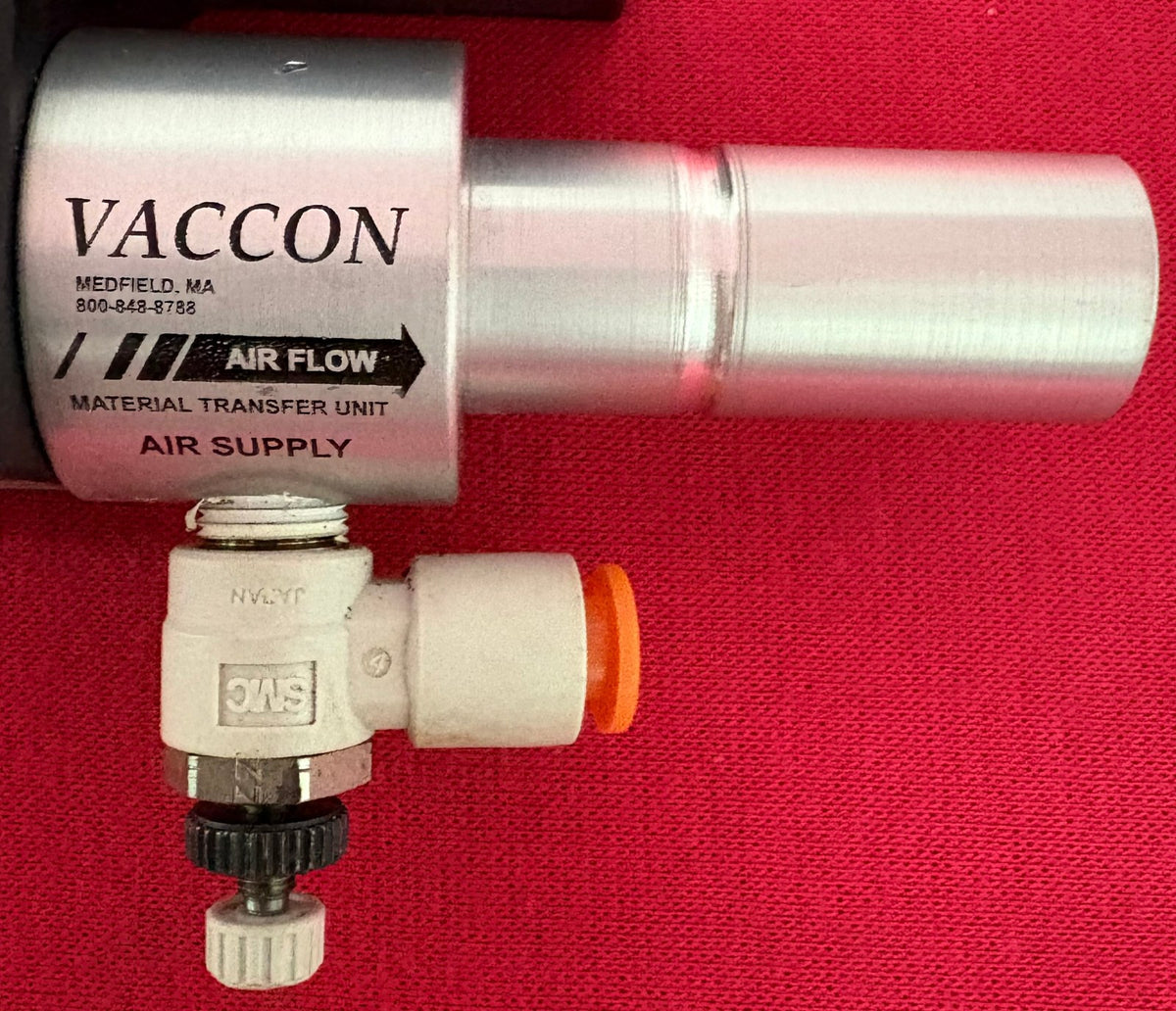 VACCON DF 3-3 AIR-POWER MATERIAL CONVEYING  VACUUM PUMP AIR & FLOW VELOCITY