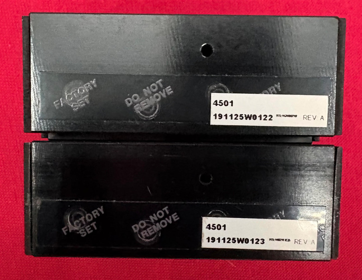 PARKER 4501 LINEAR BALL BEARING SLIDE TABLE REV A 1" TRAVEL - 1 LOT QTY 2