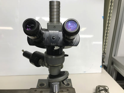 SIMPLEX MULTIPURPOSE MICROSCOPE OPTO-METRIC TOOLS INC FOR PARTS / REPAIR