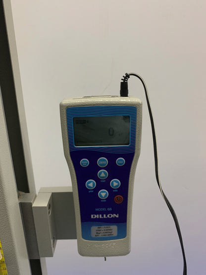 DILLON GTS1000 MOTORISIERTER PRÜFSTAND, MIT DILLON GS 50N X 0,02 N LASTZELLE