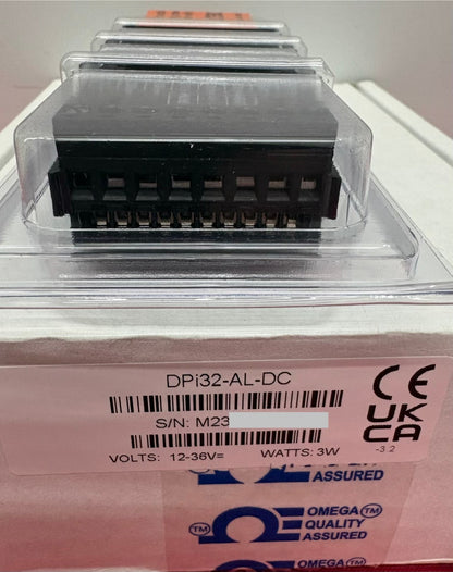 OMEGA DPi32-AL-DC TEMPERATURE / PROCESS PANEL METER 4 DIGIT DPI-AL SERIES 1/32 D