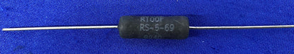DALE RS-5-69 / RS569 / RS5-69 抵抗器 - 100 個入り 1 パッケージ