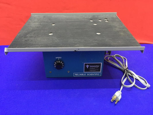 IMMUNETICS RELIABLE SCIENTIFIC SINGLE PLATFORM SPEED NUTATING  LABORATORY MIXER