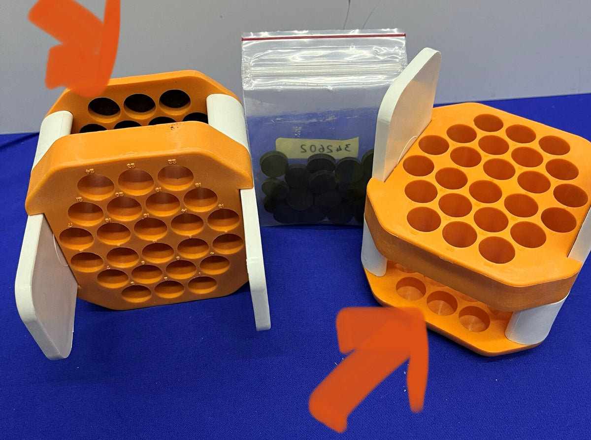ADATTATORE PER SECCHIELLO OSCILLANTE PER CENTRIFUGA BECKMAN 24 POZZI LOTTO DA 2 
