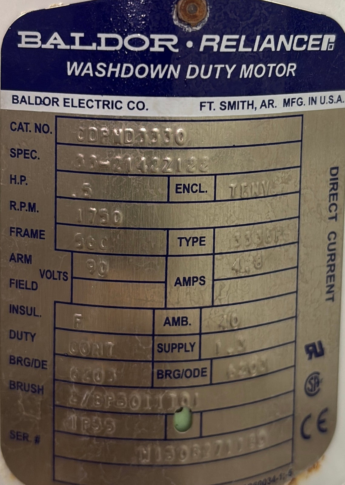 G&F MANUFACTURE SST-30G VERTICAL FINISH  MIXING TANK 30 GALLON FOR PARTS REPAIR