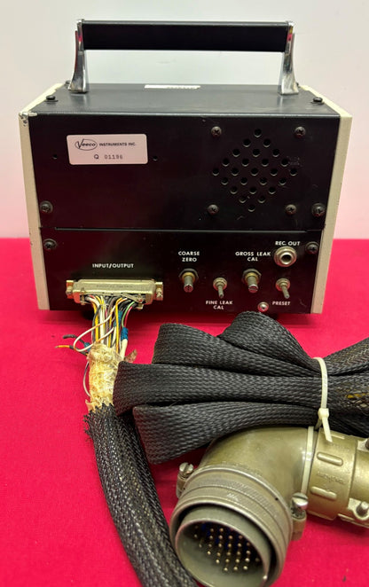 VEECO MS170 MASS SPECTROMETER-TYPE HELIUM LEAK INDICATOR DETECTOR - PARTS/REPAIR