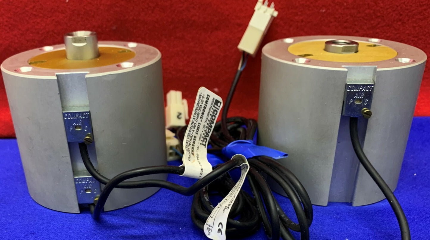LOTE DE 2 cilindros neumáticos de pistón en pulgadas AR2X114 de Compact Air Products 