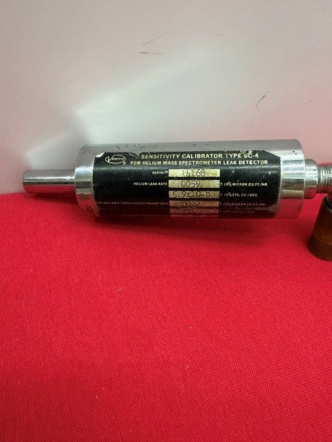 Veeco Sensitivity Calibrator Type SC-4 Helium Mass Spectrometer Leak Detector