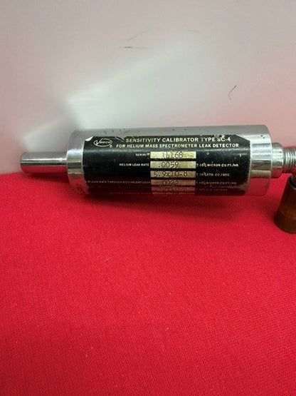 Veeco Sensitivity Calibrator Type SC-4 Helium Mass Spectrometer Leak Detector