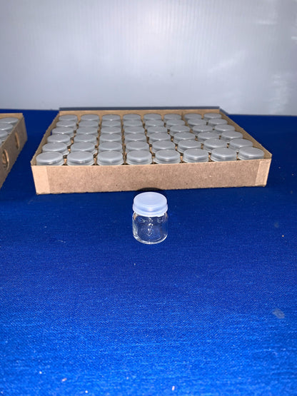 WHEATON 144 PEZZI 4 ML BOTTIGLIA CAMPIONE TRASPARENTE CON TAPPO A SCATTO IN PLASTICA, 1 LOTTO DA 2 SCATOLE