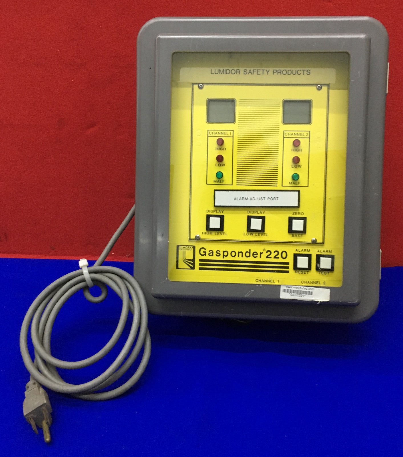PRODUITS DE SÉCURITÉ LUMIDOR GASPONDER 220 - TESTÉ POUR LA MISE SOUS TENSION UNIQUEMENT