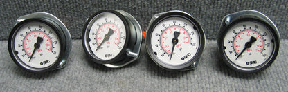 SMC 空気圧ゲージ 0-160PSI 0-1.1 MPa 4 個入り
