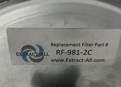 EXTRACTOR DE HUMOS PORTÁTIL EXTRACT-ALL™ SERIE 981 ELIMINACIÓN DE IMPUREZAS DEL AIRE CON RUEDAS