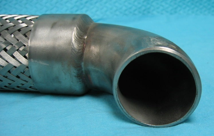 FLEX METALEN AANGEPASTE GEAROMEERDE STALEN BUIS 15" BODY X 2 1/4" OD, STALEN BINNENBALG