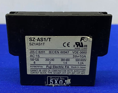 FUJI  ELECTRIC SZ-AS1/T / SZ1AS1T AUXILIARY CONTACT