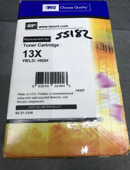 Reemplazo de cartucho compatible MSE Premium para: Cartucho de tóner Q2613X